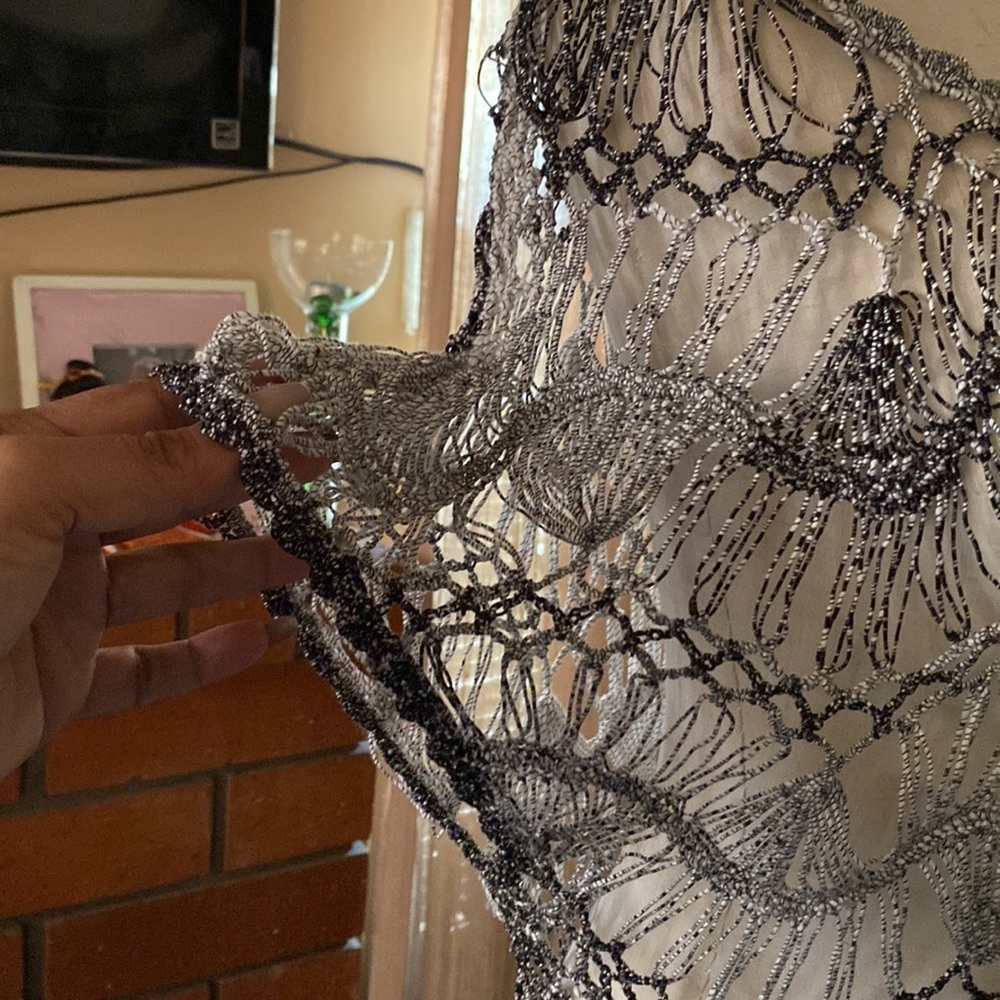 Lumiere size medium crochet tunic - Picture 2 of 5